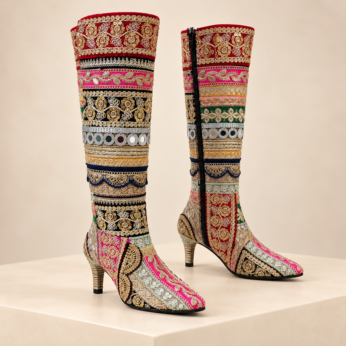 Zardozi Boots